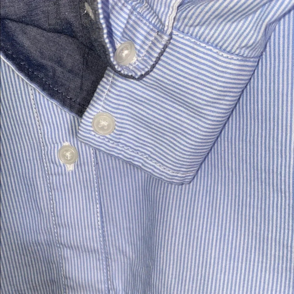 Tommy Hilfiger Shirt Light Blue Button Up Business Casual Size 1X - Picture 4 of 6